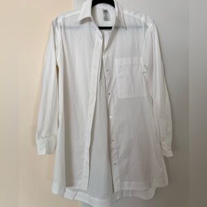 Mono B White Dress Shirt Classic Minimalist Design